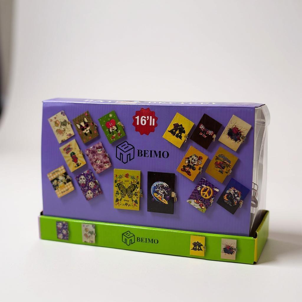HATIRA DEFTERİ KİLİTLİ 16'LI PAKET (KIZ MODELİ)